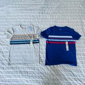 Lot of 2 Cat & Jack Boys Shirts Size Medium 8 NWT